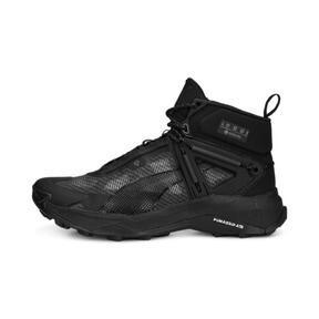 PUMA SEASONS Explore NITROâ¢ Mid GORE-TEX Men's Hiking Shoes in Black/Cool Dark Grey Product Image