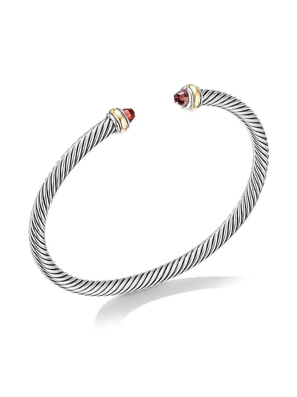 Womens Cable Classics Color Bracelet with 18K Yellow Gold Product Image