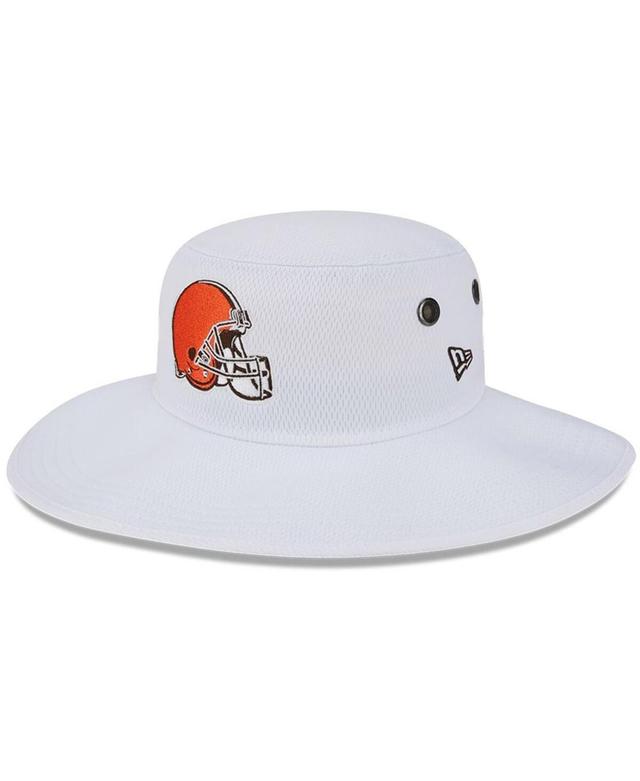 Mens New Era White Cleveland Browns 2023 Nfl Training Camp Panama Bucket Hat Product Image