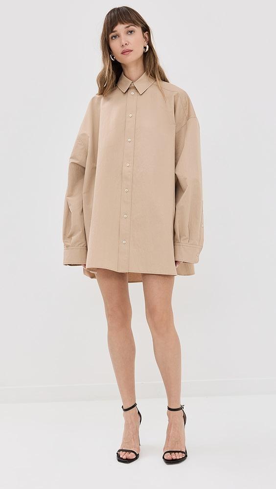 WARDROBE.NYC Drill Mini Shirt Dress | Shopbop Product Image