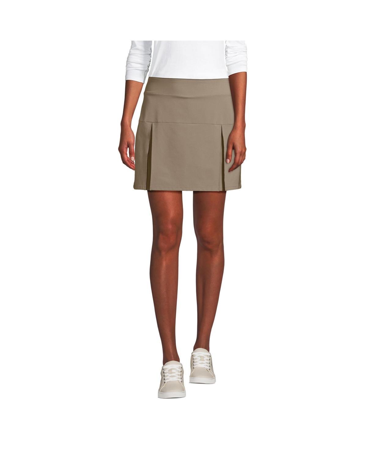 Lands End Womens Performance Pleated Skort Above the Knee product image