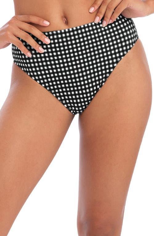 Freya Check In High Waist Bikini Bottoms Product Image