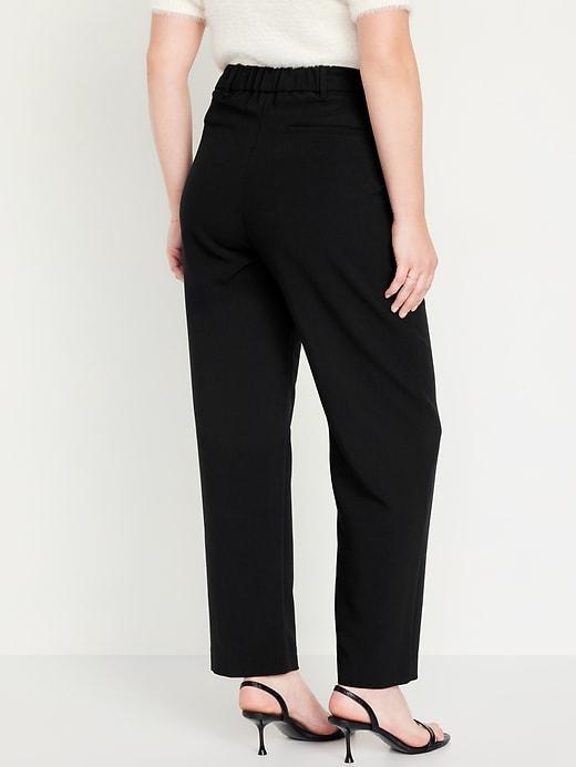 Extra High-Waisted Taylor Trouser Straight Pants Product Image