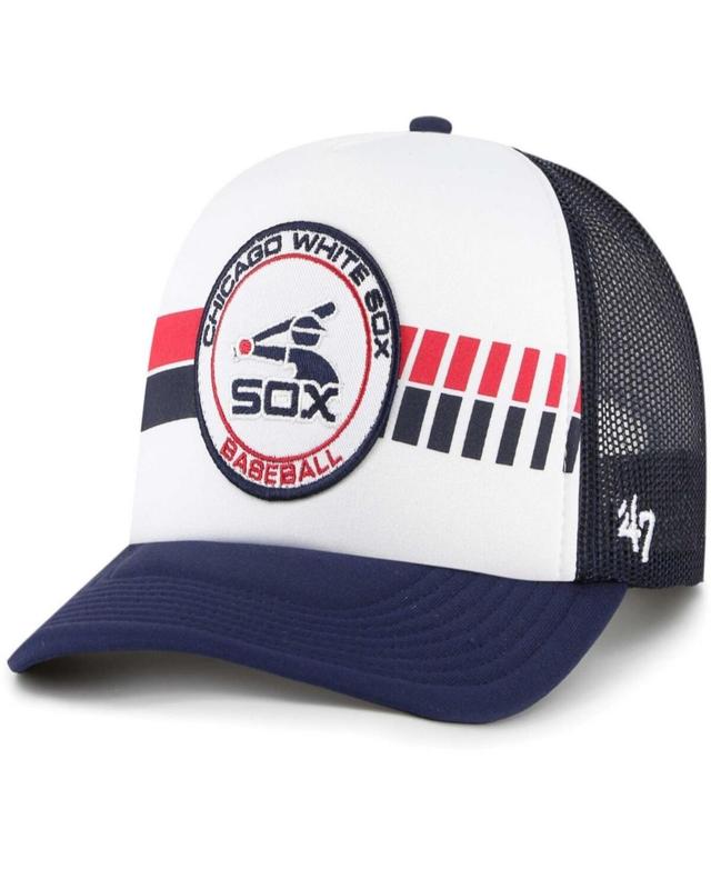 Mens 47 Chicago White Sox Cooperstown Collection Wax Pack Express Trucker Adjustable Hat, Blue Product Image