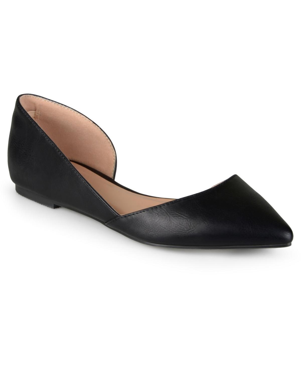 Journee Collection Womens Cortni Pointed Toe dOrsay Flats Product Image