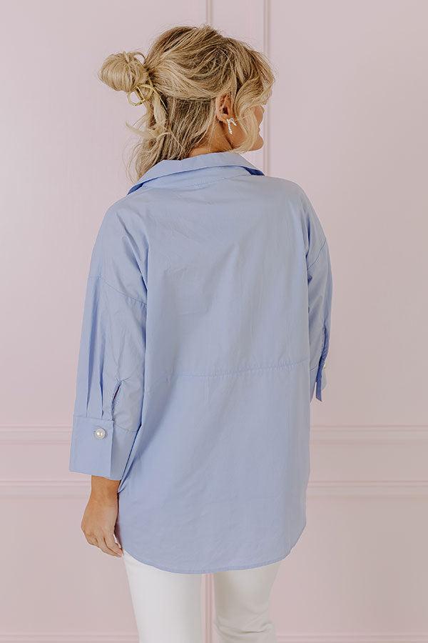 Manhattan Meeting Shift Top In Serenity Product Image