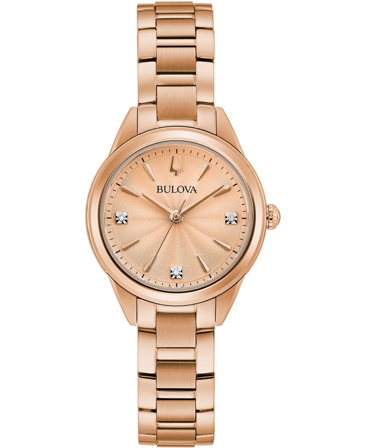 Bulova Women's Sutton Bracelet Gold Tone Watch Product Image