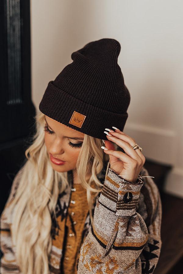 Sundown Chill Beanie In Espresso Product Image