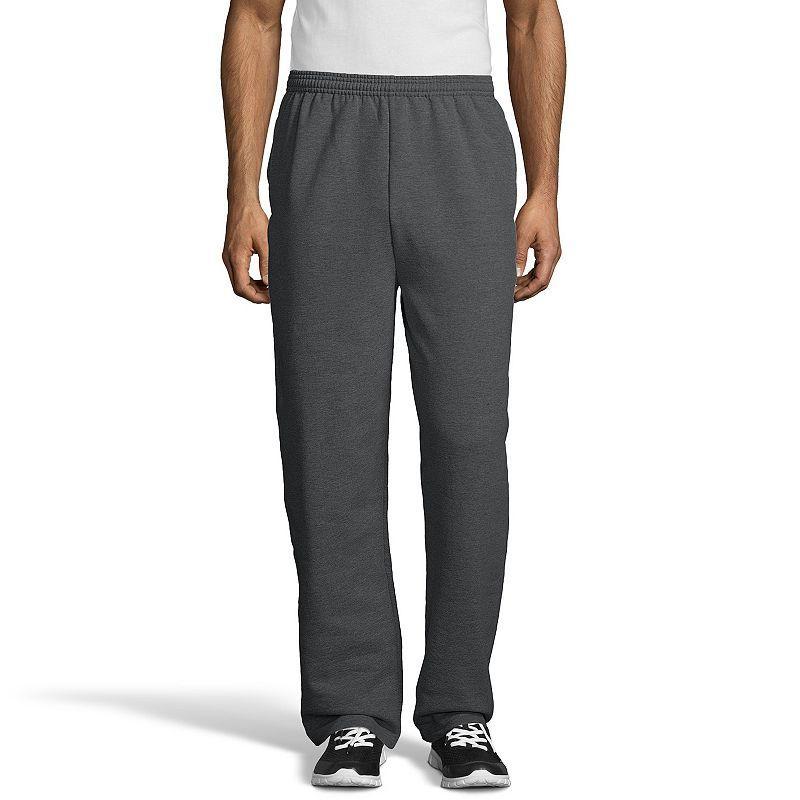 Mens Hanes EcoSmart Fleece Sweatpants Blue Product Image