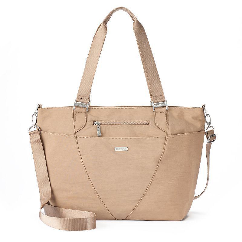 baggallini Avenue Convertible Tote Bag, Grey Product Image