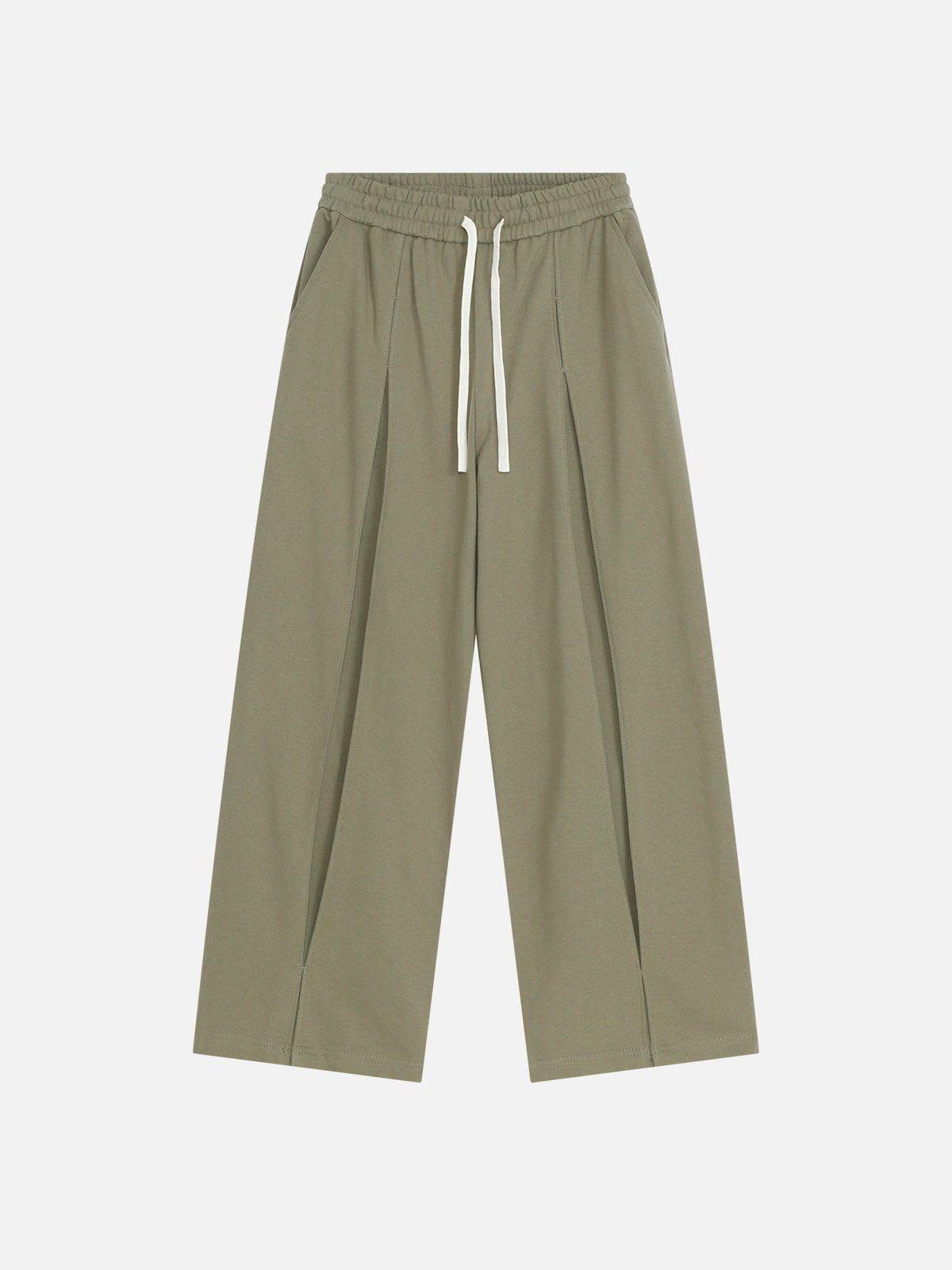 Aelfric Eden Solid Wrinkle Loose Pants Product Image