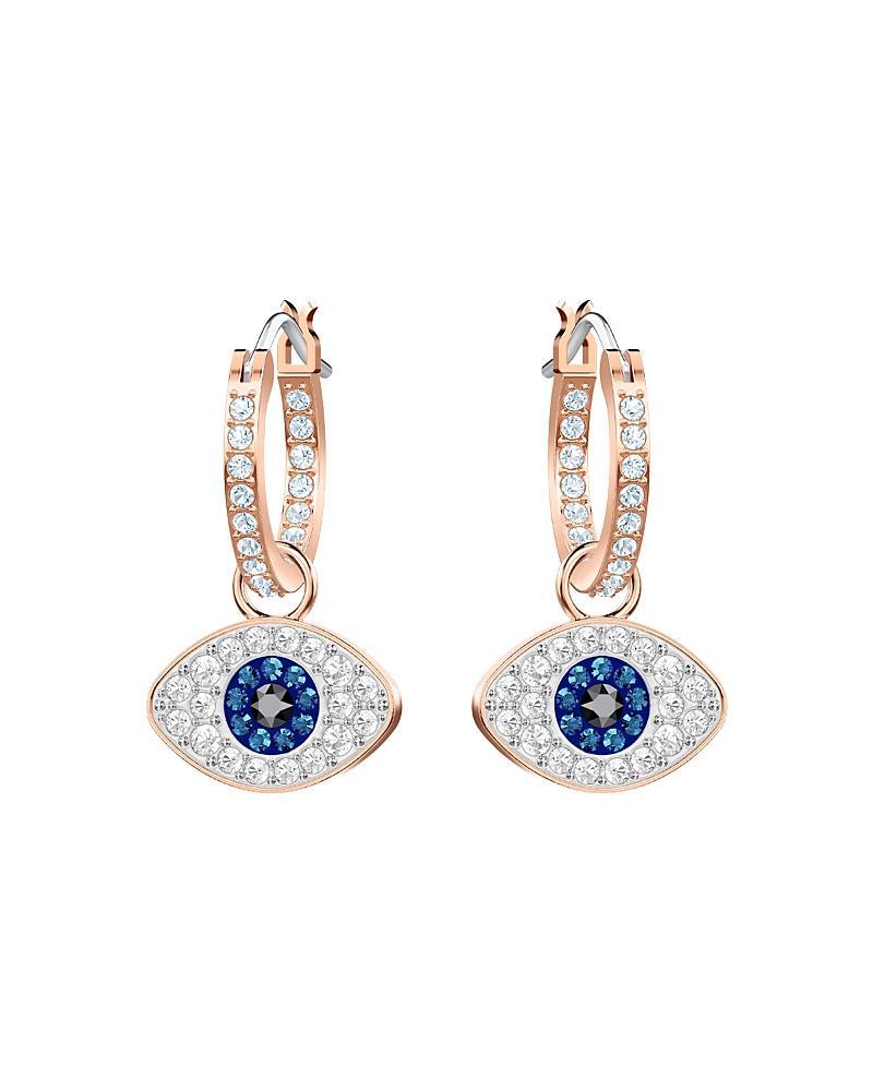 Swarovski Evil Eye Hoop Earrings Product Image