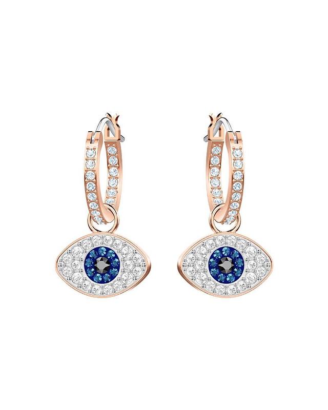 Swarovski Symbolic Evil Eye Hoop Earrings Product Image