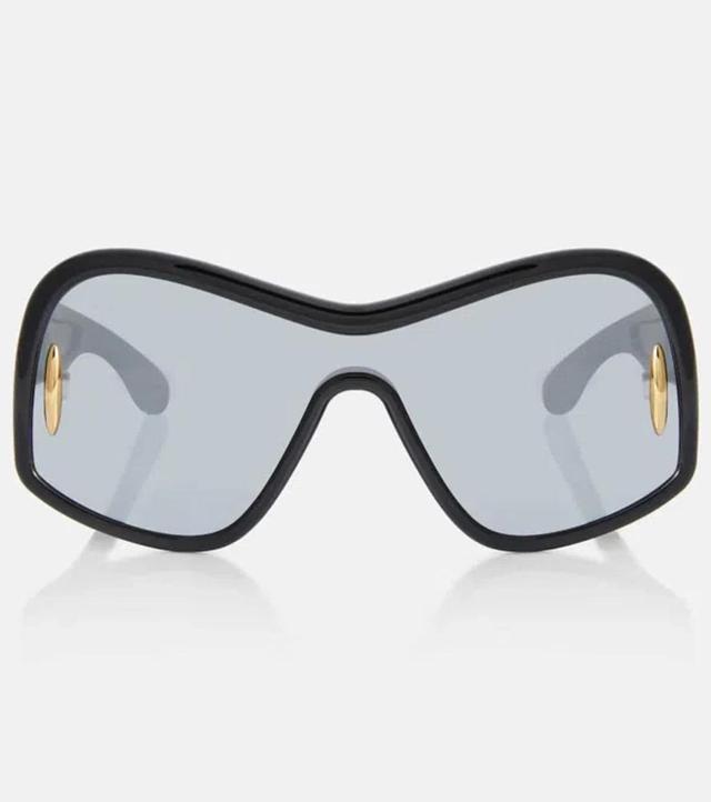 LOEWE Shield Frame Sunglasses In Black Product Image