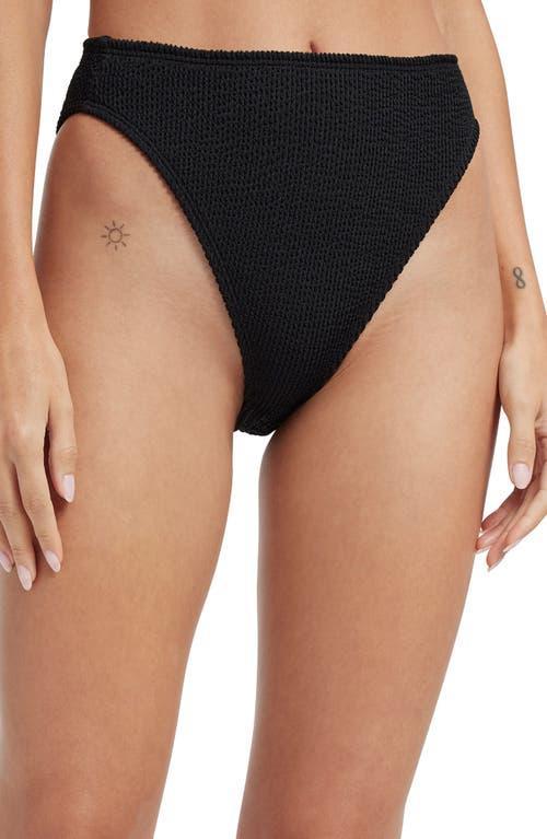 Good American Good Waist High Leg Bikini Bottoms Product Image