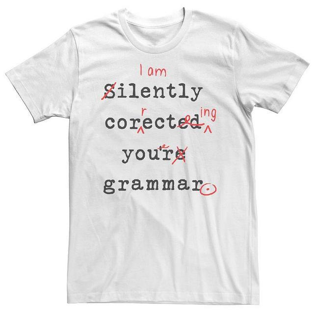 Mens Silently Correcting Your Grammar Tee Product Image