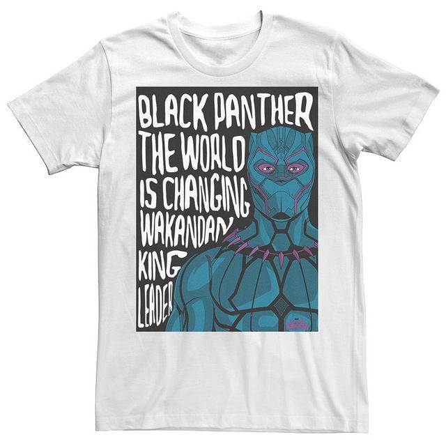 Mens Marvel Black Panther Changing World Graphic Tee Product Image