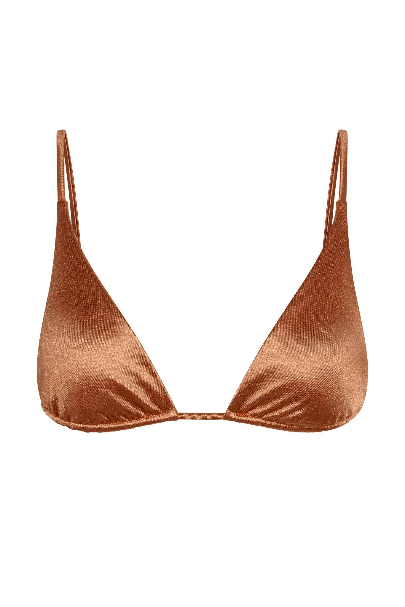 Kauai Top - Bronze Shiny Jersey product image