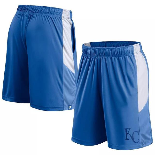 Mens Fanatics Branded Royal Kansas City Royals Champion Rush Color Block Shorts Product Image