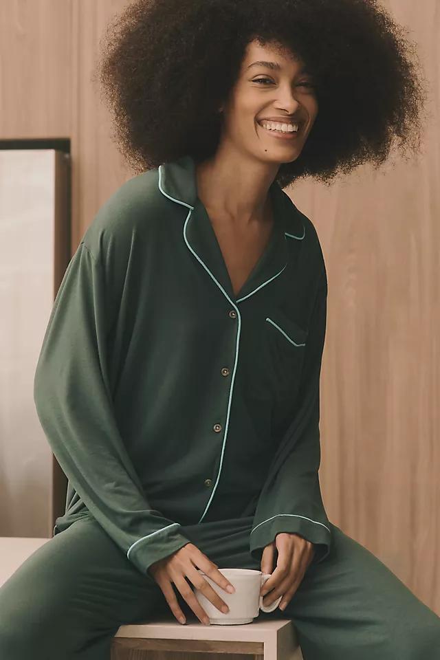 By Anthropologie Buttondown Pajama Shirt Product Image