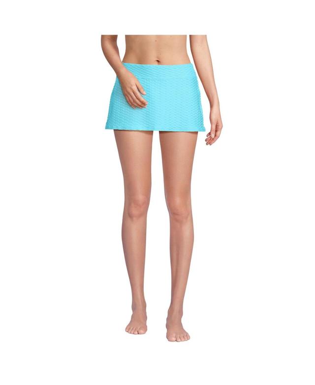 Lands End Womens Texture Mini Swim Skirt Swim Bottoms Product Image