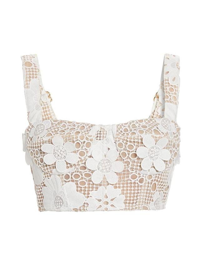 Womens Emerie Floral Crop Top Product Image