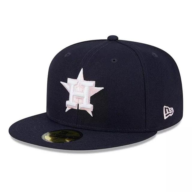 Mens New Era Houston Astros 2024 Mothers Day On-Field 59FIFTY Fitted Hat Blue Product Image