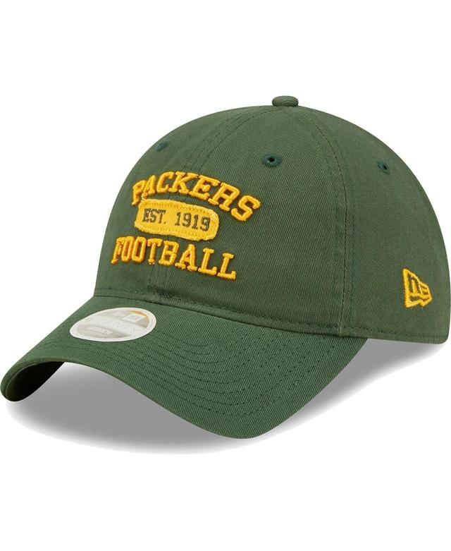 Womens New Era Green Green Bay Packers Formed 9TWENTY Adjustable Hat Product Image