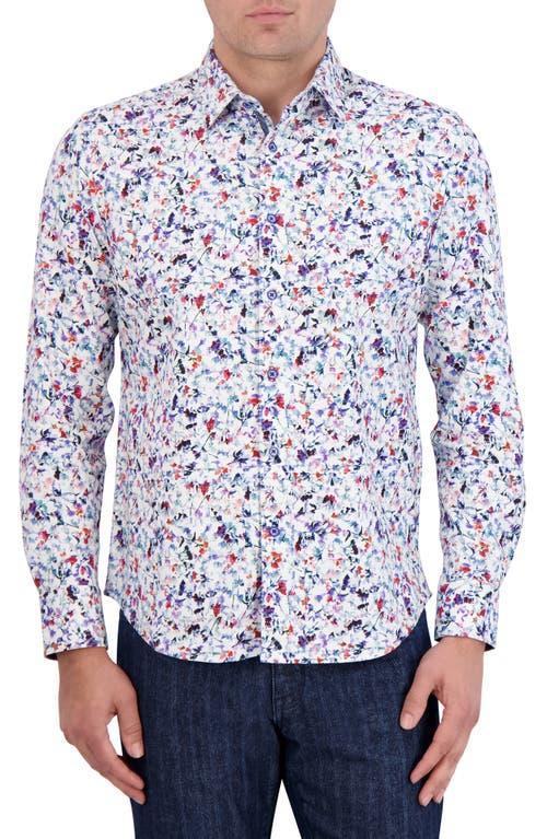 Mens Bavaro Abstract Button-Front Shirt Product Image