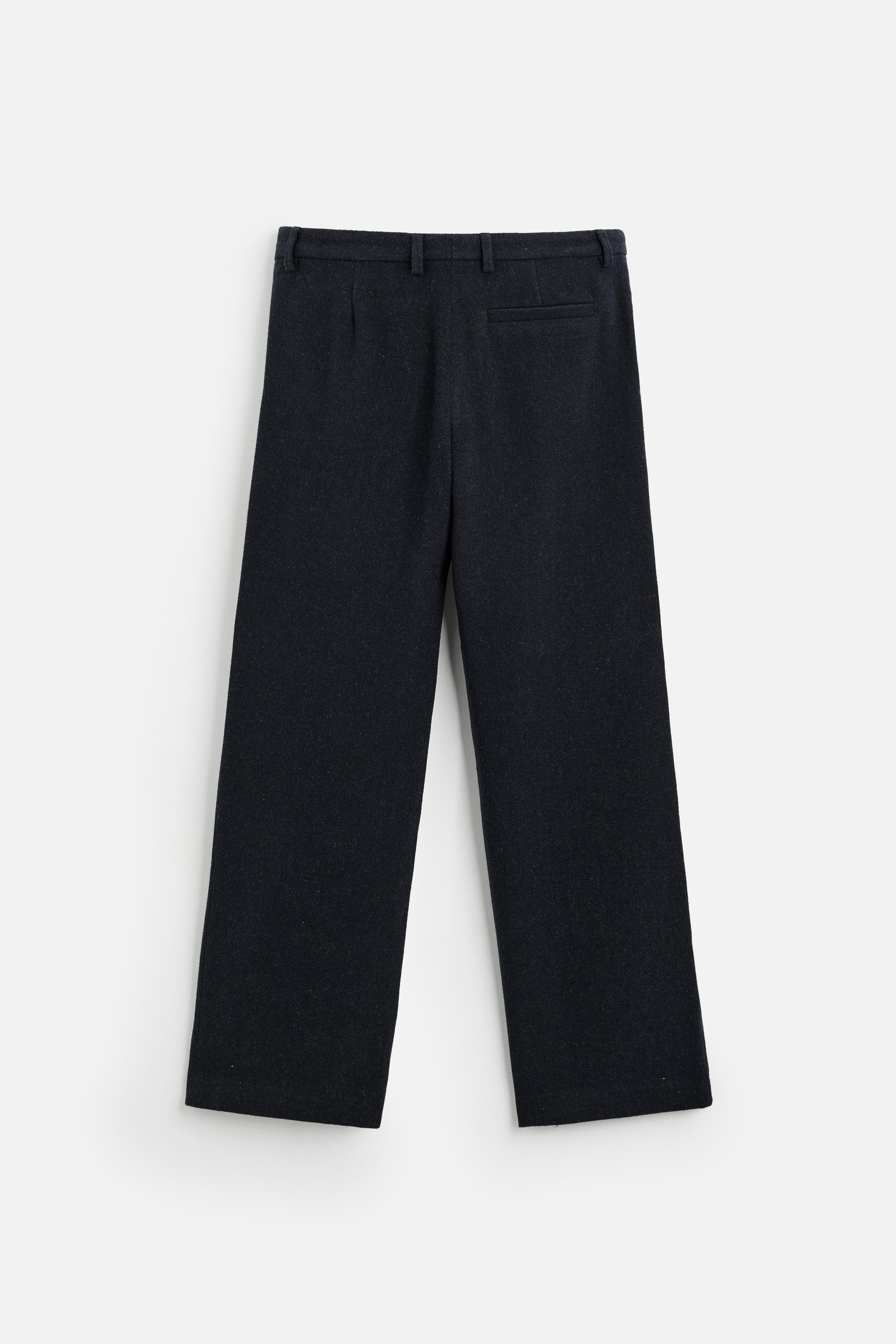 STRUCTURED HEATHER PANTS Product Image