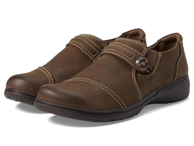 Clarks Carleigh Pearl Nubuck) Women's Flat Shoes Product Image