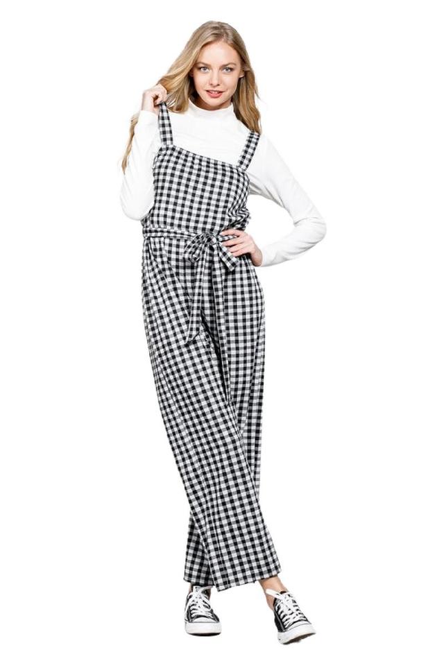 Gingham Jumpsuit Product Image