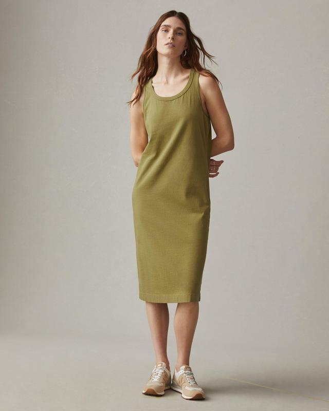 Racer Tank Dress - Peat Moss Product Image