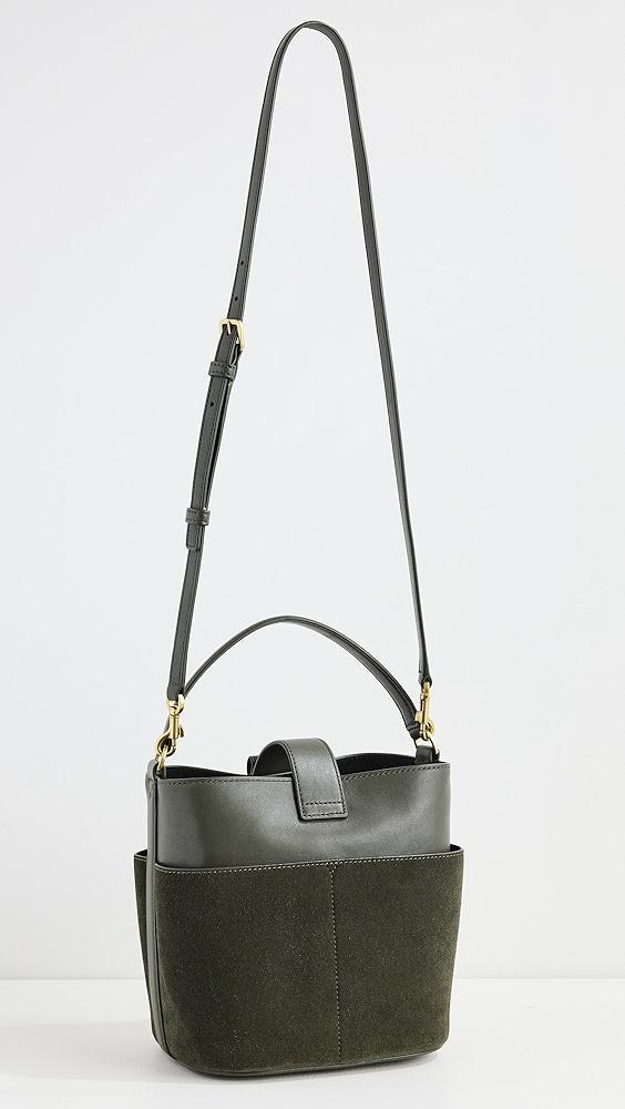 Veronica Beard Small Crest Lock Bucket Bag | Shopbop Product Image