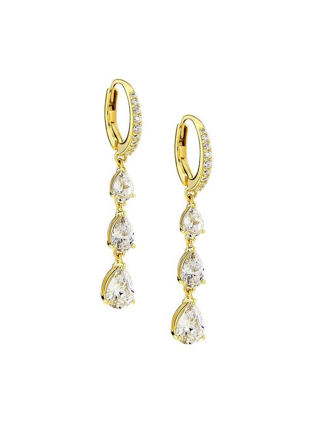 Womens Willow CUbic Zirconia Huggie Hoop Earrings Product Image