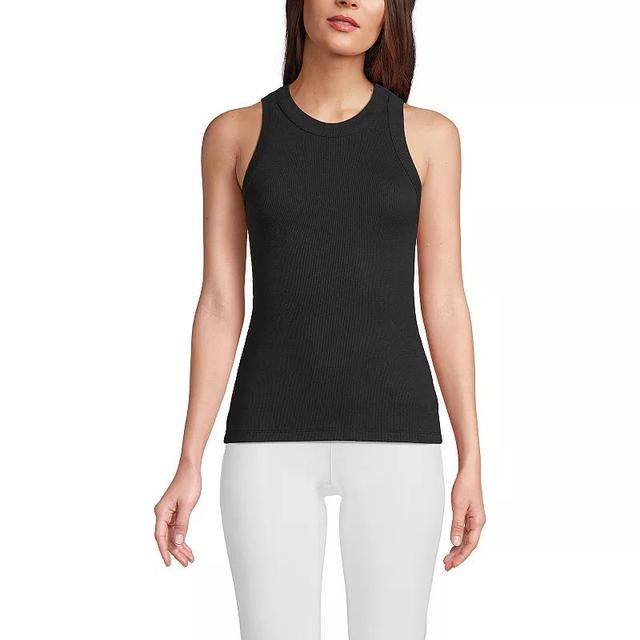 Womens Lands End Drapey Rib Tank Product Image