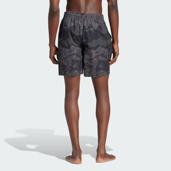 Camo Allover Print Swim Shorts Product Image