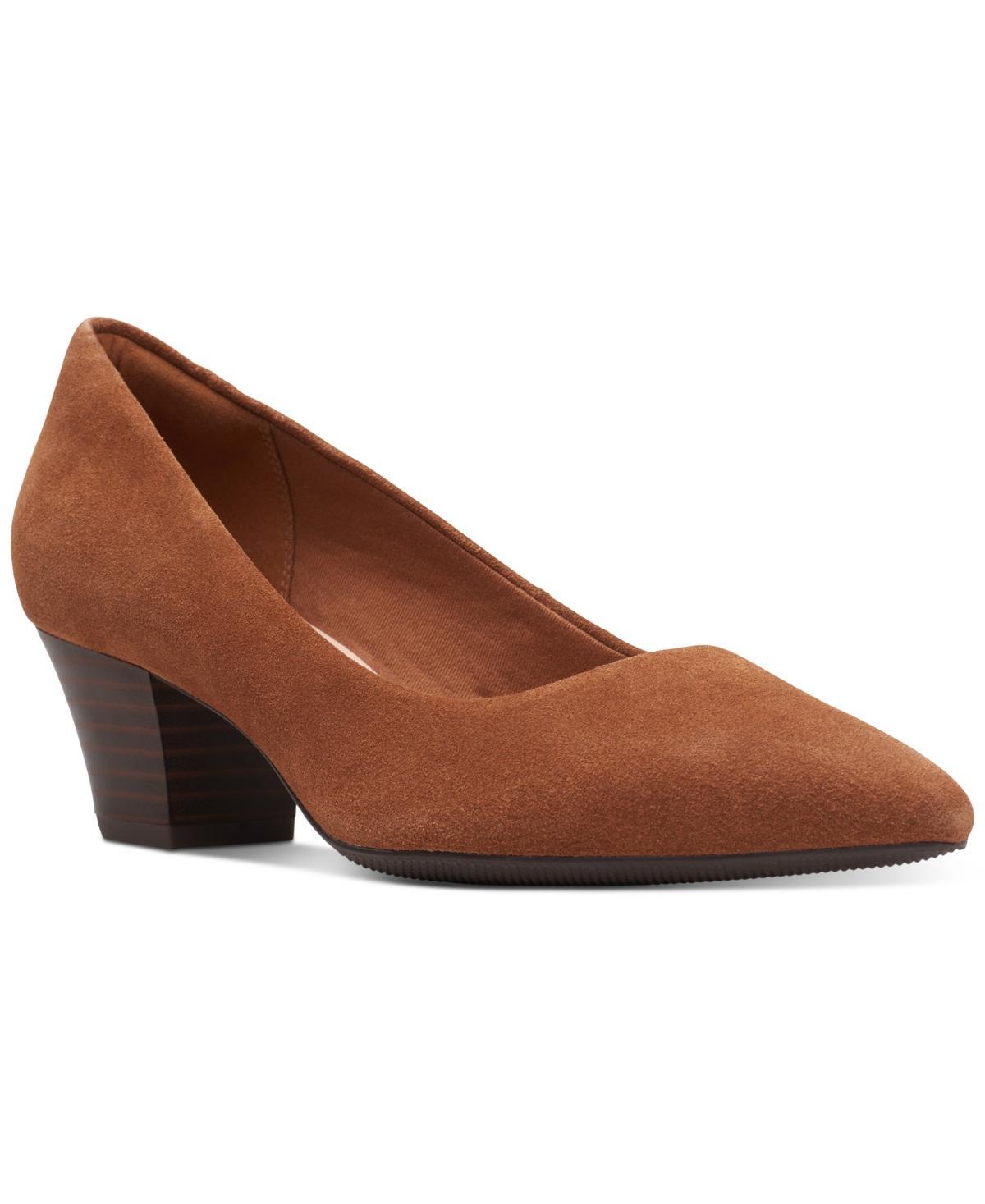 Clarks Teresa Step Womens Leather Pumps Product Image