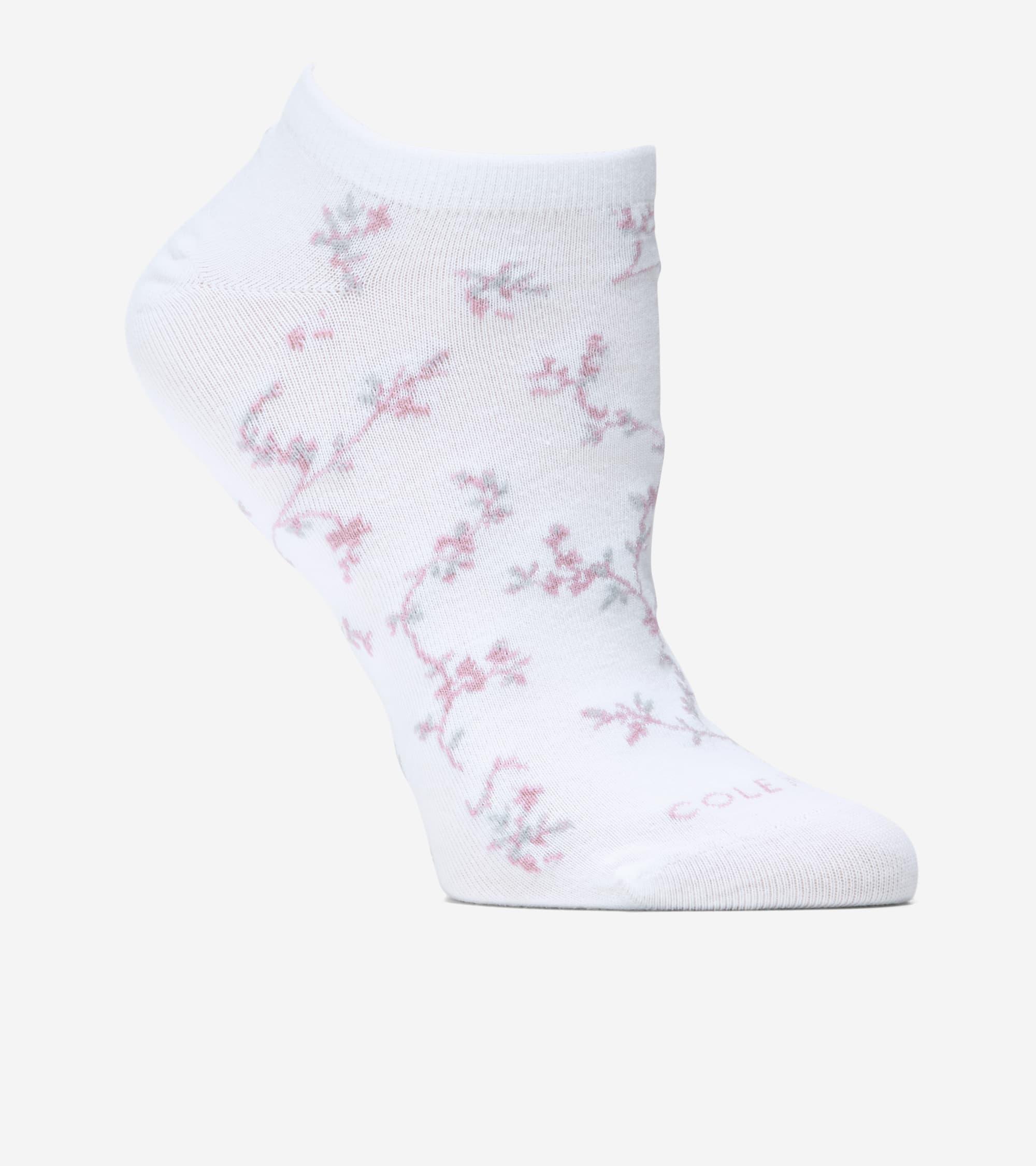 Cole Haan Womens 1Pk Floral No-show - White Size OSFA Product Image