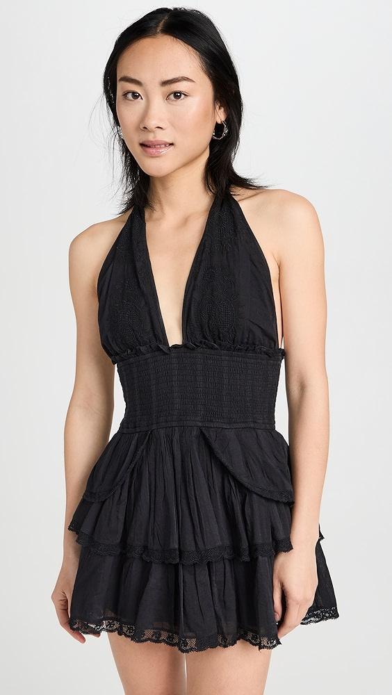 LoveShackFancy Deanna Halter Dress | Shopbop Product Image