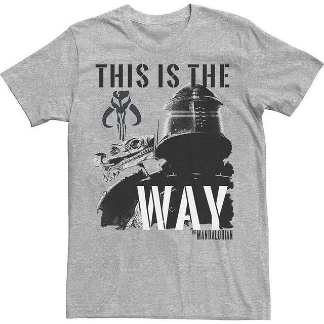 Mens Star Wars Mando This Is The Way Poster Tee Product Image