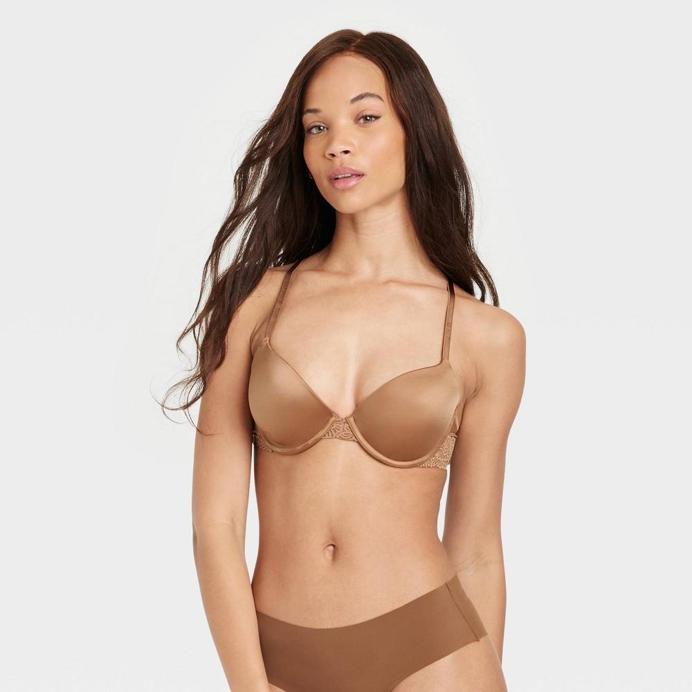 Womens Demi Daydream Push-Up Bra - Auden Brown 32C Product Image