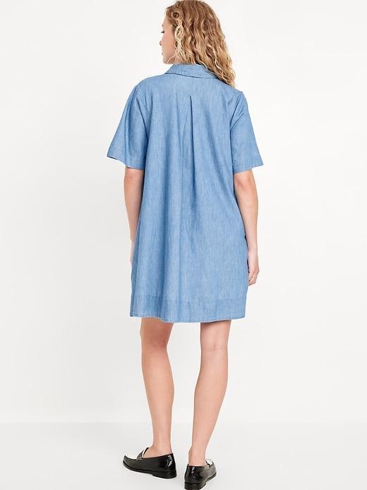 Mini Jean Swing Dress Product Image