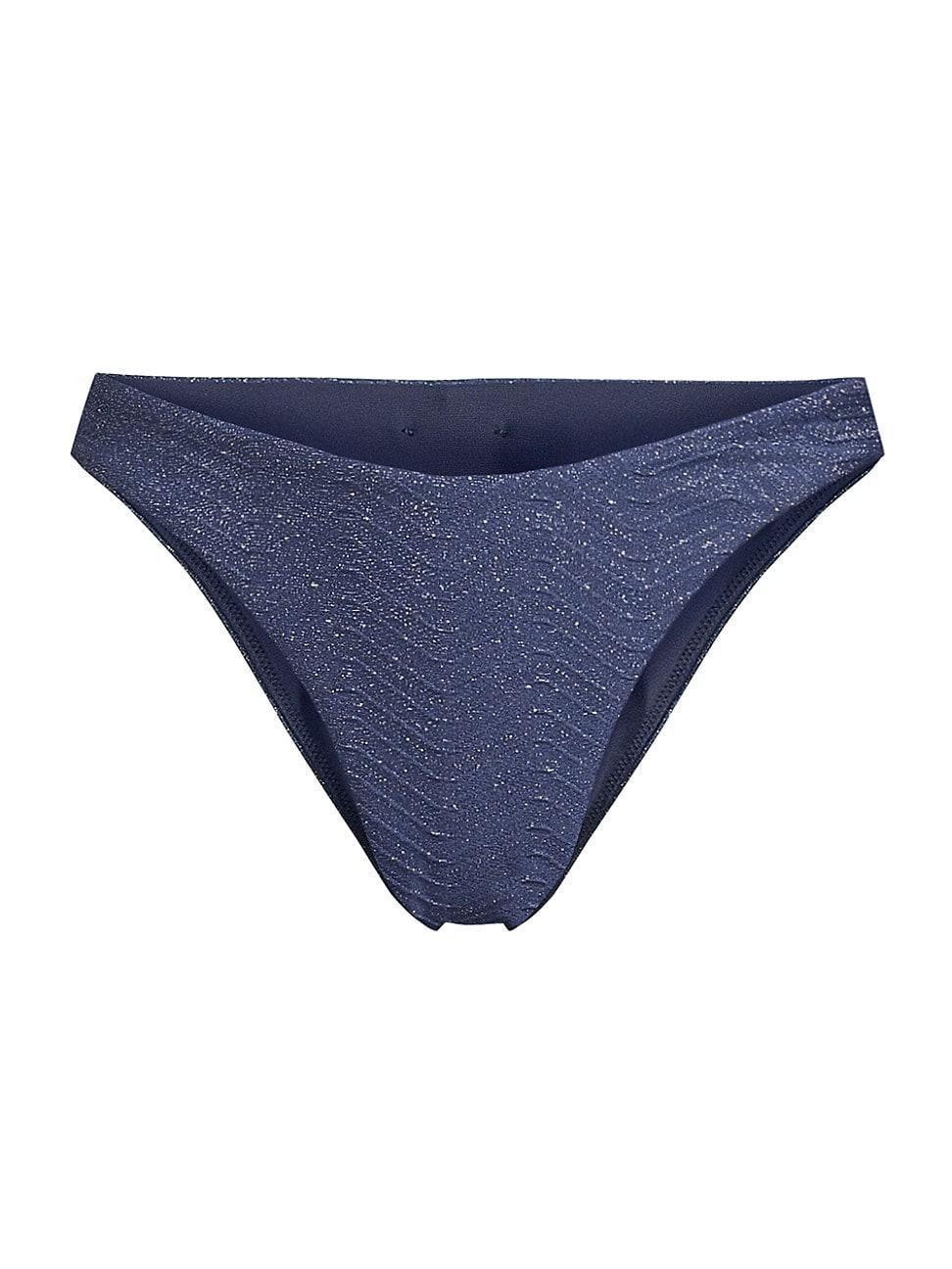 Womens Margot Chevron Shimmer Bikini Bottoms Product Image