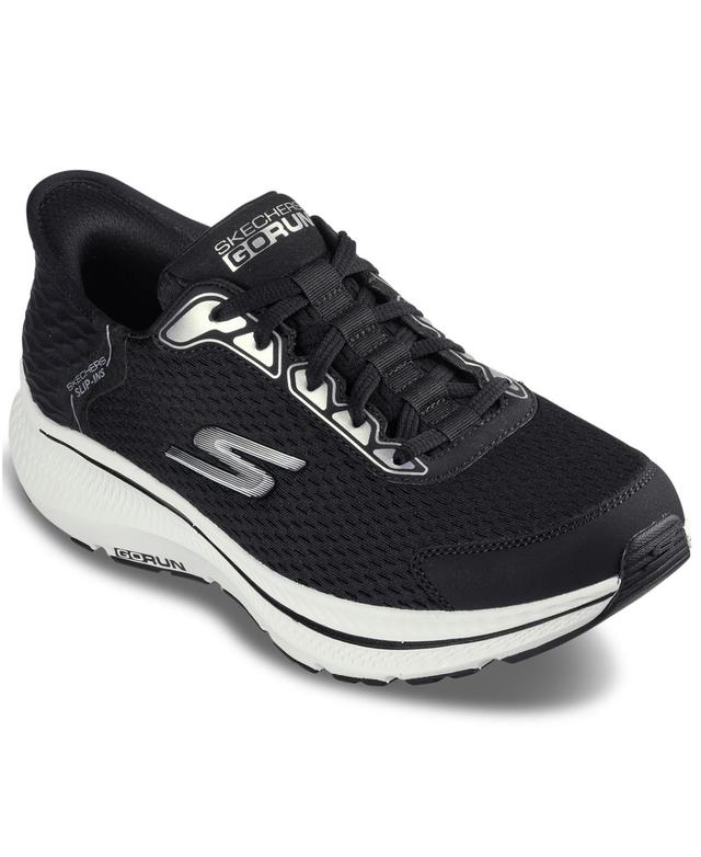 Skechers Mens Slip-ins- Go Run Consistent 2.0 Endure Memory Foam Slip-On Running Sneakers from Finish Line - Black Product Image