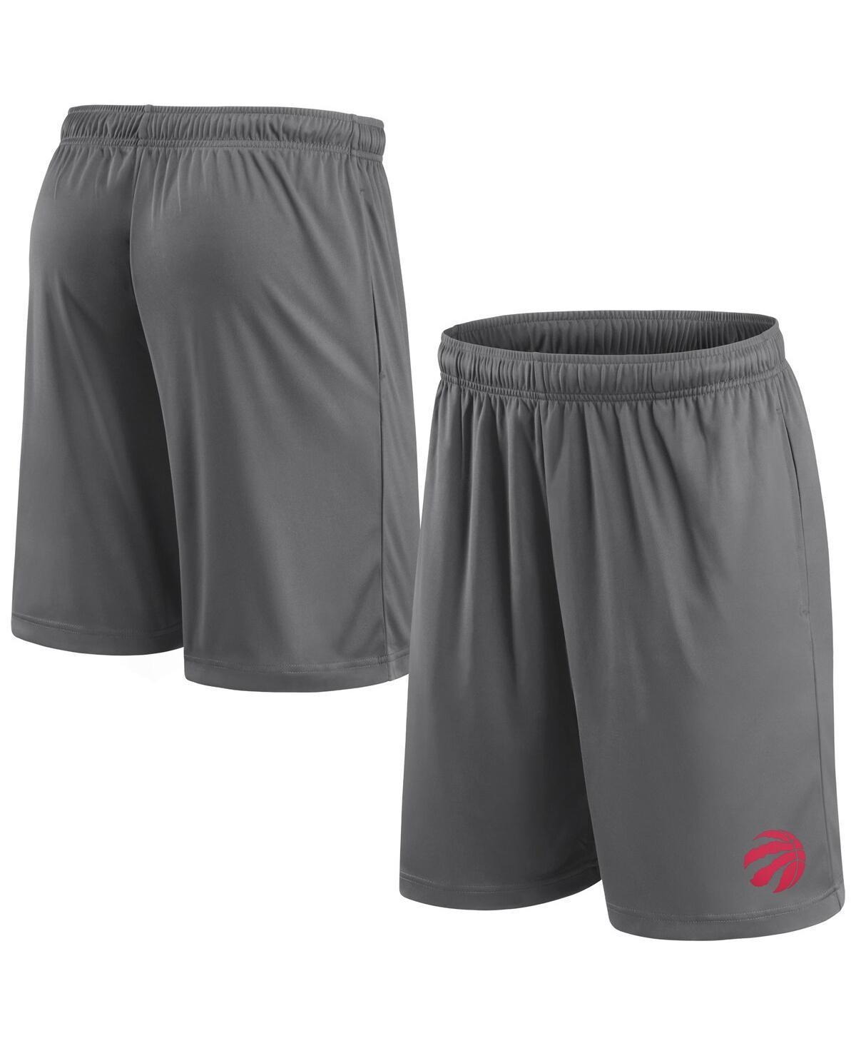 Fanatics Mens Gray Toronto Raptors Shorts Product Image