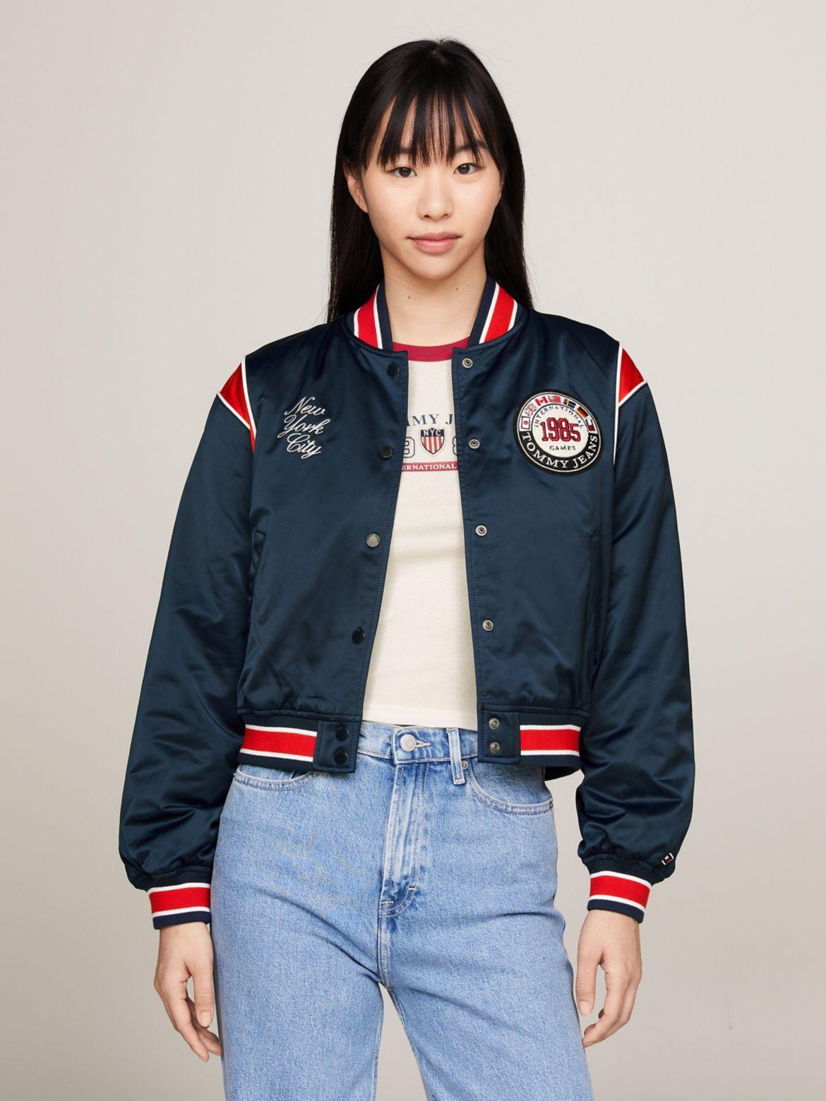 Tommy Hilfiger Women's TJ International Games Bomber Jacket Product Image