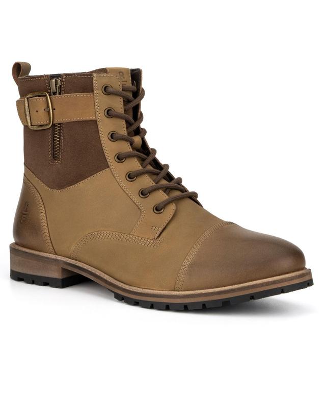 Reserved Footwear Mens Kenton Leather High-Top Boot Product Image