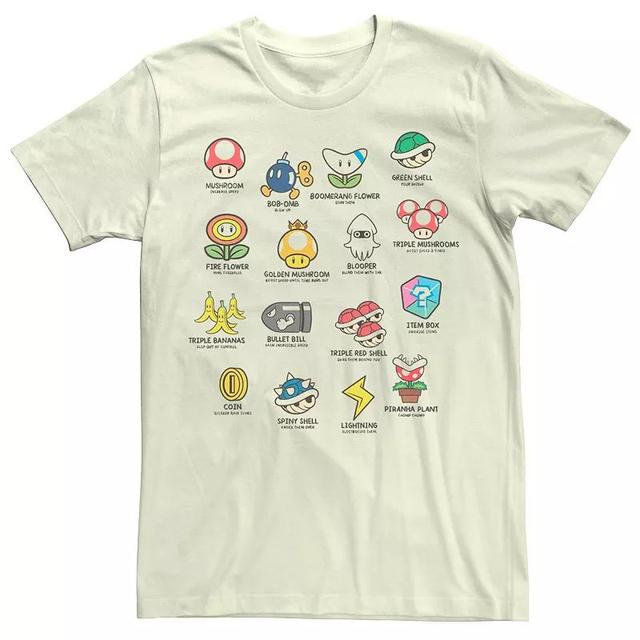 Mens Mario Kart Items Tee Product Image