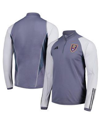 Mens adidas Gray Real Salt Lake 2023 On-Field Aeroready Quarter-Zip Training Top Product Image